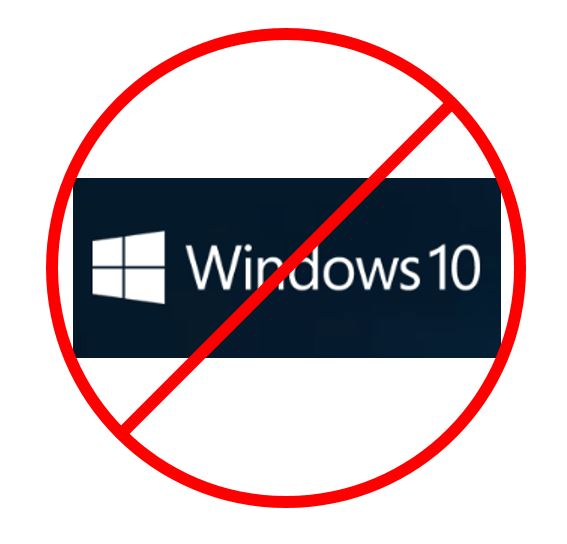 Avoiding Windows 10